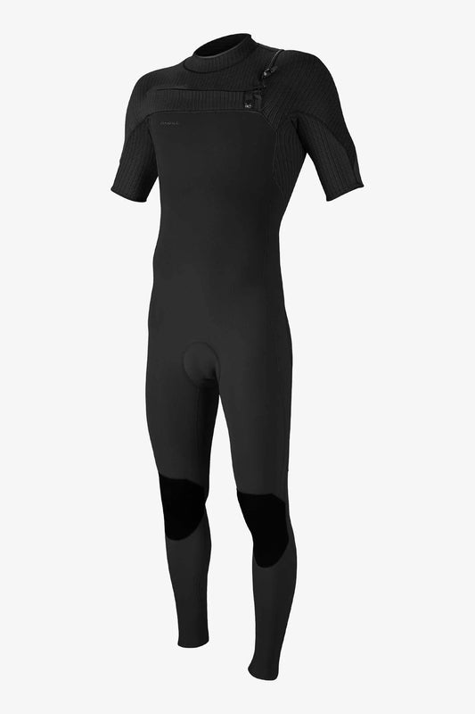  O'Neill Mens 2mm Hyperfreak Chest Zip Short Sleeve Full Springsuit