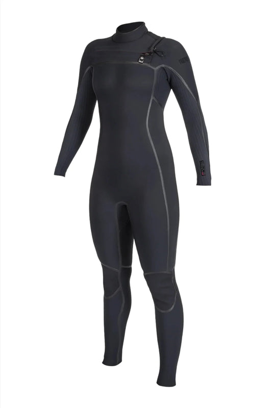  O'Neill Womens Hyperfreak Fire 4/3mm+ Chest Zip Wetsuit