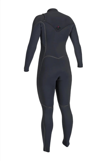  O'Neill Womens Hyperfreak Fire 4/3mm+ Chest Zip Wetsuit