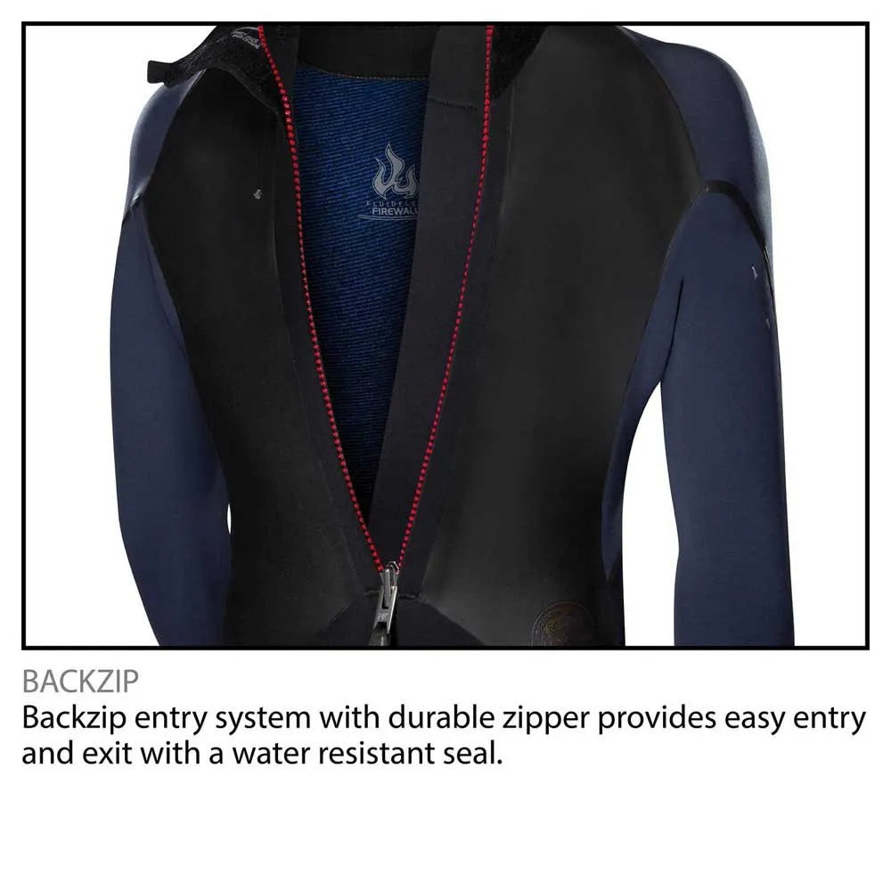 Reactor II 3/2mm Back Zip Suit Junior