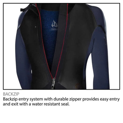 Reactor II 3/2mm Back Zip Suit Junior